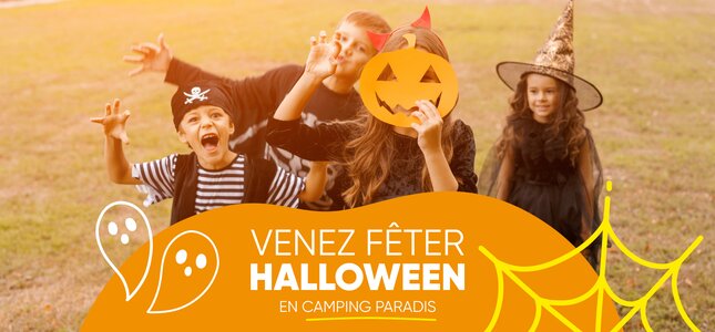 Halloween en Camping Paradis : enfants costumés, rires et frayeurs légères | © Halloween en Camping Paradis : enfants costumés, rires et frayeurs légères Halloween en Camping Paradis : enfants costumés, rires et frayeurs légères | © Halloween en Camping Paradis : enfants costumés, rires et frayeurs légères