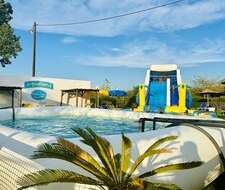 piscine aqualand du Camping Paradis Les Rives de l'Hérault