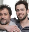 Photo de Pablo Villafranca et son fils Victor, pour le Paradis des Stars 2022